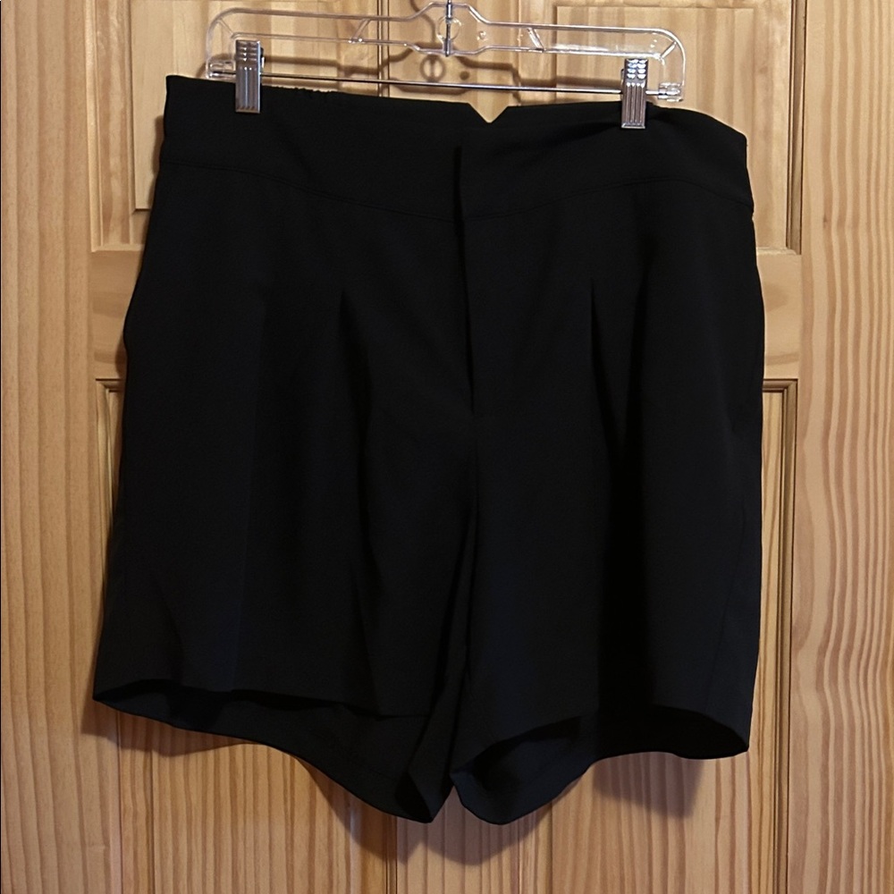 Womens black dress shorts